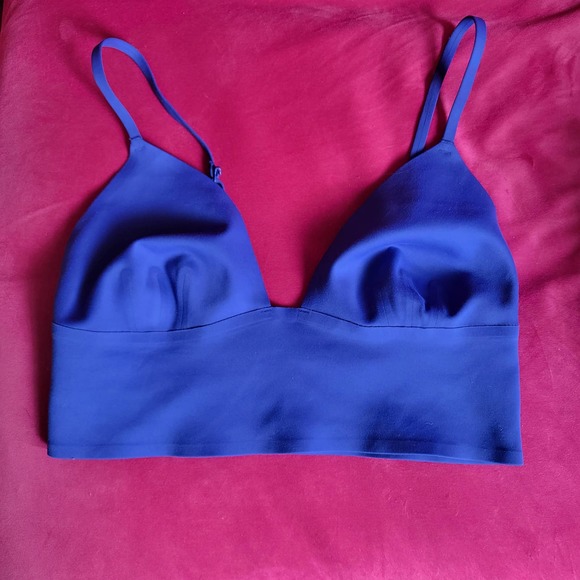 Free People Other - Free People Sage Longline Bralette Medium Blue